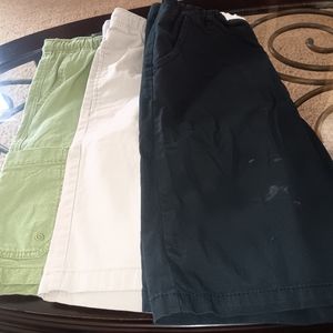 Boys size 14/16, set of 3 various brand shorts